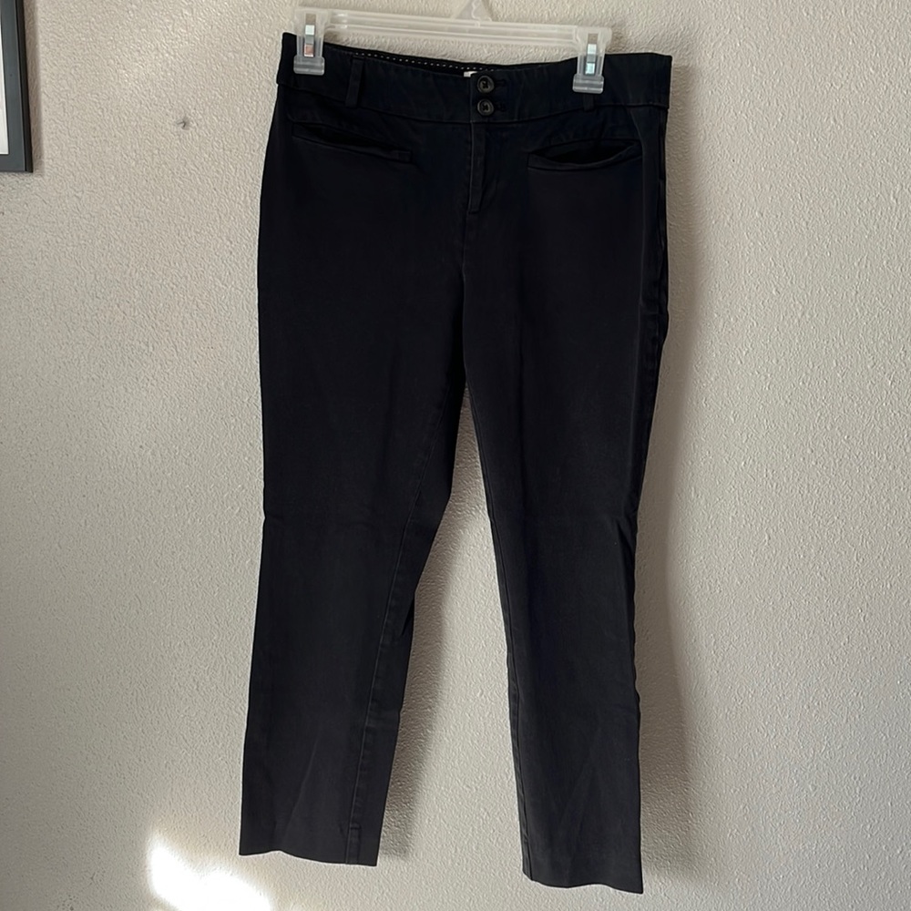 Anthropologie Essential Slim black pants